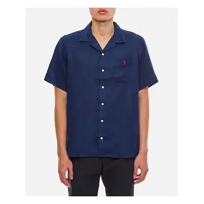 Polo Ralph Lauren | Camicia Sportiva In Lino | Blu | Uomo