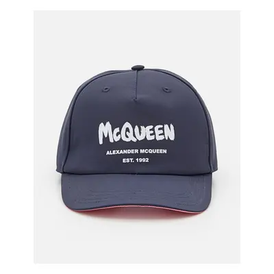 Alexander McQueen | Cappello Tonal Graffiti | Blu | Uomo