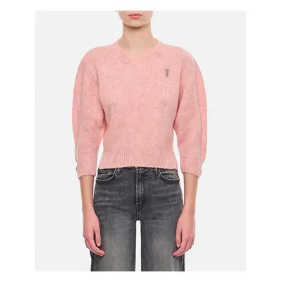 Simone Rocha | Maglia Manica 3/4 In Alpaca | Rosa | Donna