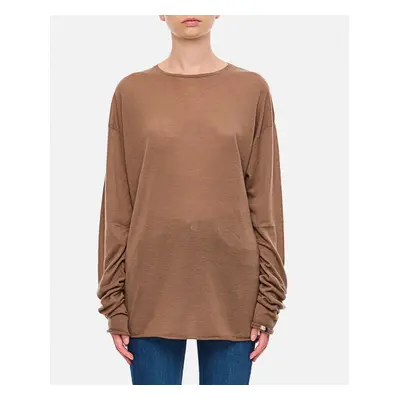 Extreme Cashmere X | Gemini Maglia Cashmere Girocollo | Marrone | Donna