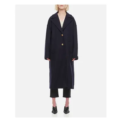 Golden Goose | Cappotto In Lana Cocoon | Blu | Donna