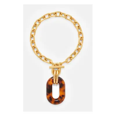 Rabanne | Collana Con Ciondolo Tartarugato | Oro | Donna