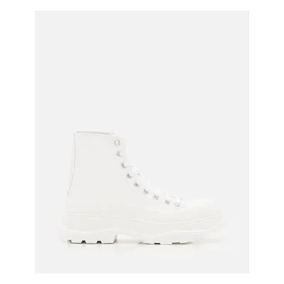 Alexander McQueen | 45mm Tread Slick Lace-up Sneakers | Bianco | Donna