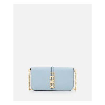 Fendi | Portafoglio In Pelle Con Catena | Azzurro | Donna