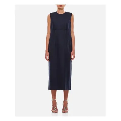 Comme Des Garçons | Abiti Midi In Lana Smanicato | Blu | Donna