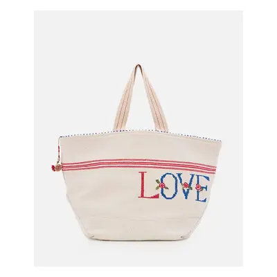 Péro | Borsa In Canvas | Bianco | Donna