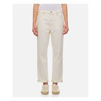 Frame | Pantaloni Raw After Denim Le Mec | Bianco | Donna