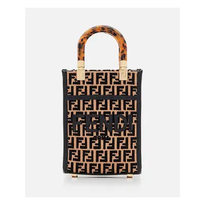 Fendi | Borsa Fendi Sunshine Rafia Mini | Multicolore | Donna