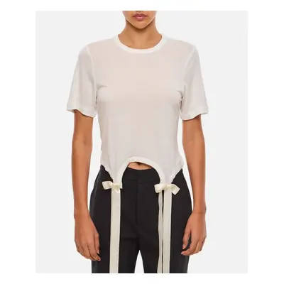 Simone Rocha | T-shirt Con Fiocchi | Bianco | Donna