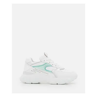 Hogan | Hyperactive Platform Leather Sneakers | Bianco | Donna