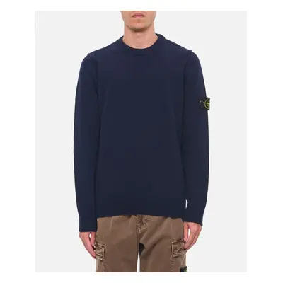 Stone Island | Maglione Girocollo In Lana | Blu | Uomo