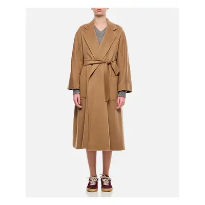 Max Mara | Ludmilla Cappotto In Cashmere Con Cintura | Marrone | Donna