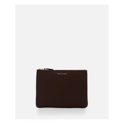 Comme Des Garçons Play | Pochette Linea Classica In Pelle | Marrone | unisex