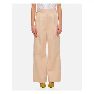 Loulou Studio | Pantaloni In Misto Lino Cotone | Rosa | Donna