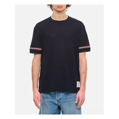 Thom Browne | T-shirt In Maglia | Blu | Uomo