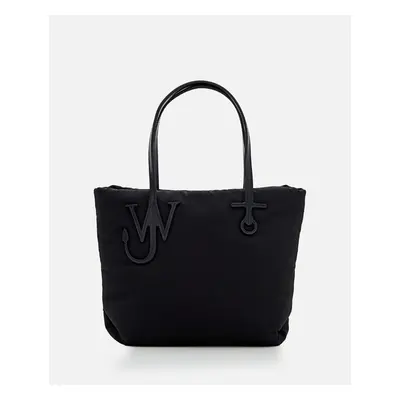 JW Anderson | Borsa Tote Puffy Piccola Con Logo | Nero | Donna