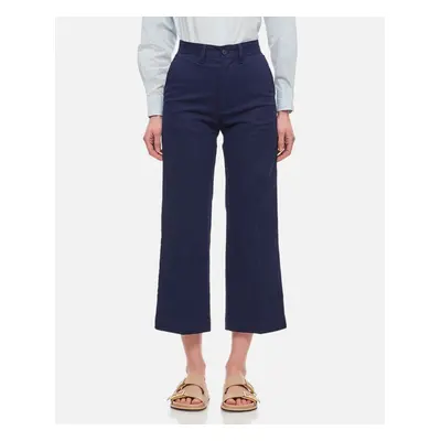 Polo Ralph Lauren | Pantaloni Chino A Gamba Larga | Blu | Donna