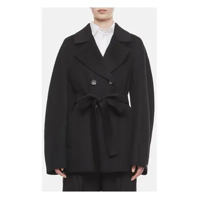 Sportmax | Cappotto Corto In Misto Lana Ella | Nero | Donna