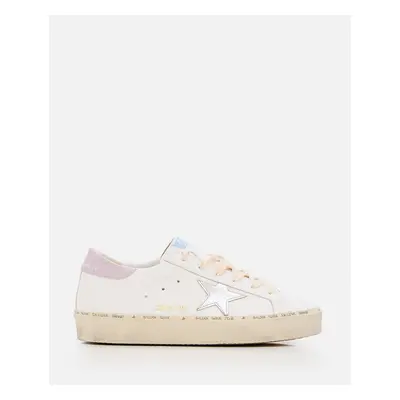 Golden Goose | Sneakers Hi Star Bianche Con Stella Argento | Bianco | Donna