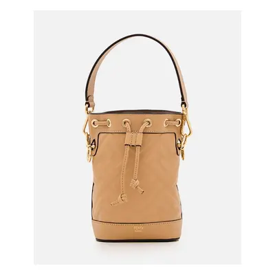 Fendi | Mini Mon Tresor Ff Borsa In Pelle | Beige | Donna