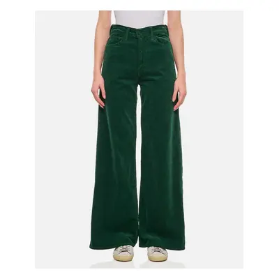 Mother | The Ditcher Roller Zip Sneak Denim | Verde | Donna