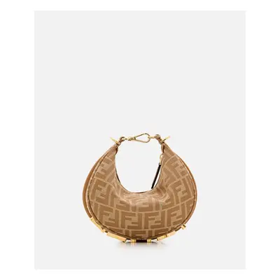 Fendi | Mini Fendigram Jacquard Borsa | Beige | Donna