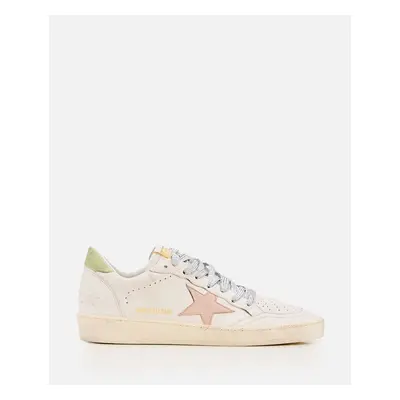 Golden Goose | Sneakers Ballstar Bianche Con Stella Rosa Da Donna - Golden Goose | Bianco | Donn