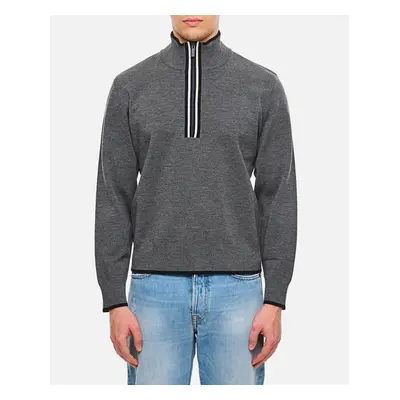 Thom Browne | Maglione Mezza Zip | Grigio | Uomo