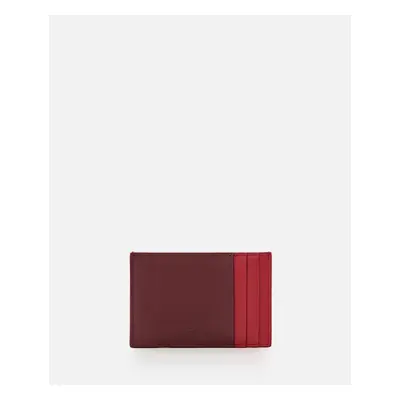 Bottega Veneta | Bicolor Cassette Portacarte In Pelle | Rosso | Donna