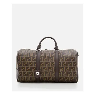 Fendi | Boston Borsa Logo | Marrone | Uomo