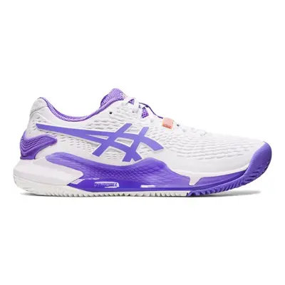 Scarpe Da Donna Asics Gel Resolution Clay 1042a224-101 Bianche E Viola