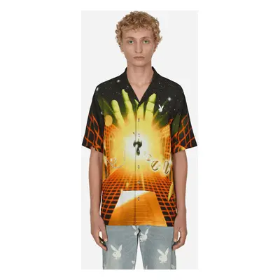 Playboy Solar Button Down Shirt Orange