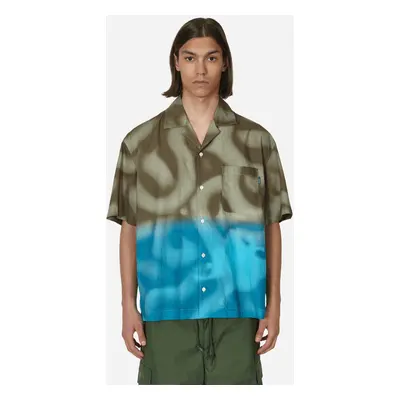 Mundo Dip Dyed Camp Shirt Brown / Blue