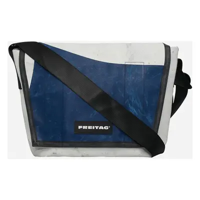 F14 Dexter Slim Messenger Bag White / Blue