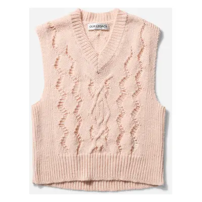 Men s Cable Michigan Tank Delicate Pink