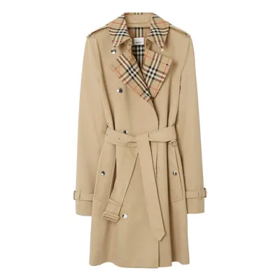 BURBERRY - Trench In Cotone Con Motivo Vintage Check