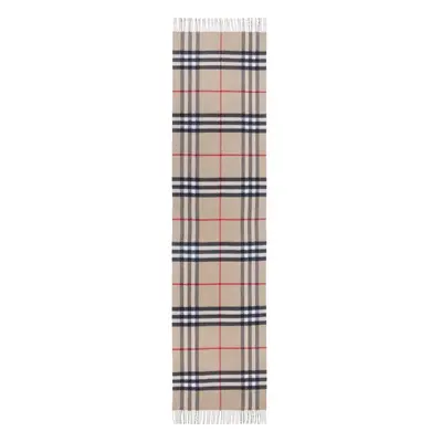 BURBERRY - Sciarpa In Cashmere Con Motivo Check