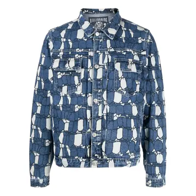 BILLIONAIRE BOYS CLUB - Giacca In Denim Con Stampa Camouflage