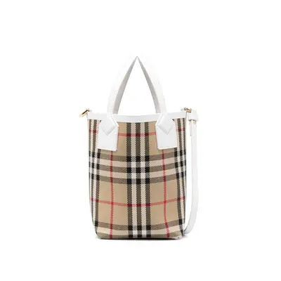 BURBERRY - Secchiello Mini Con Motivo Check