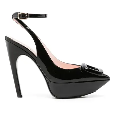 ROGER VIVIER - Decolleté Slingback Choc Buckle In Vernice