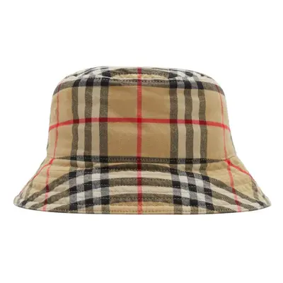 BURBERRY - Cappello Bucket Con Motivo Check