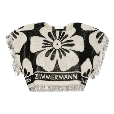 ZIMMERMANN - Crop-top In Spugna Con Logo