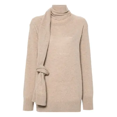 STELLA MCCARTNEY - Maglia In Cashmere Con Sciarpa