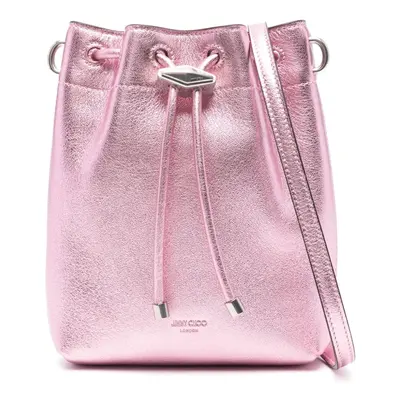 JIMMY CHOO - Mini Borsa Bon Bon In Pelle Metallizzata