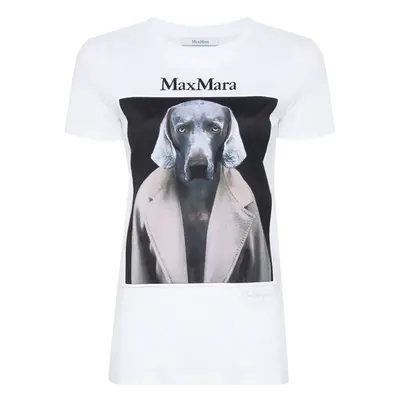 MAX MARA - T-shirt In Cotone Stampata