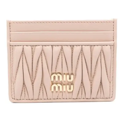 MIU MIU - Porta Carte Di Credito In Pelle Matelassé