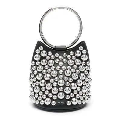 ALAÏA - Borsa Mini Ring Bucket In Pelle