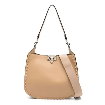 VALENTINO GARAVANI - Borsa Hobo Rockstud In Pelle