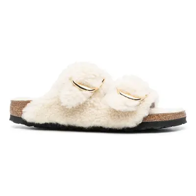 BIRKENSTOCK - Ciabatta In Shearling Arizona Con Fibbia Grande