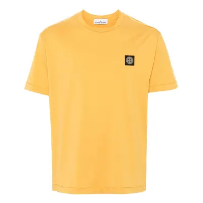 STONE ISLAND - T-shirt In Cotone Con Logo